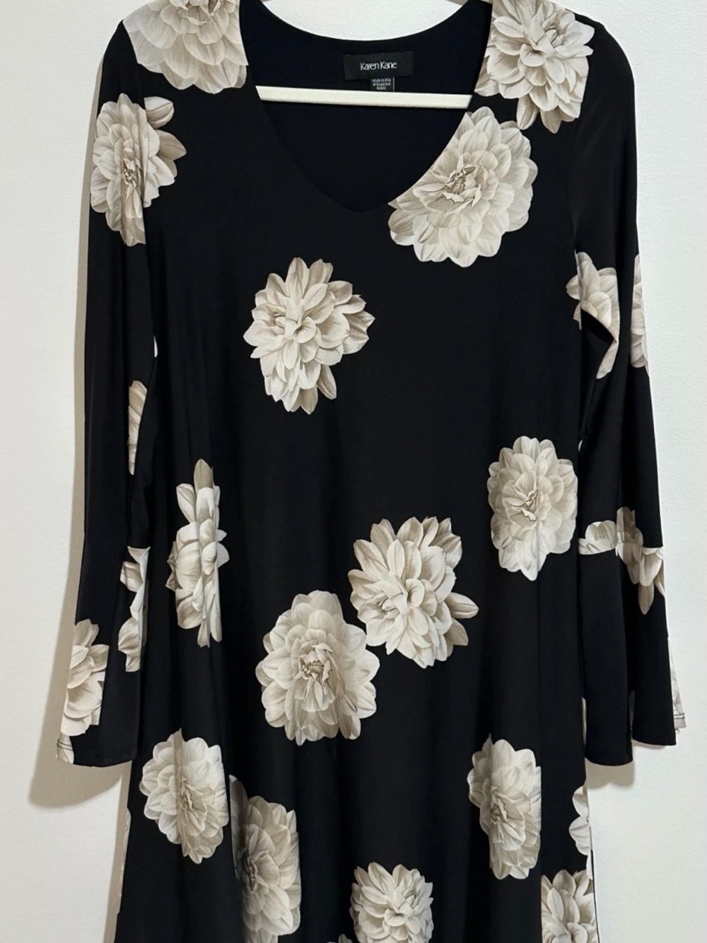Karen Kane Black Women Floral Dress – Size M